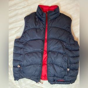 Reversible LL Bean Down Puffer Vest